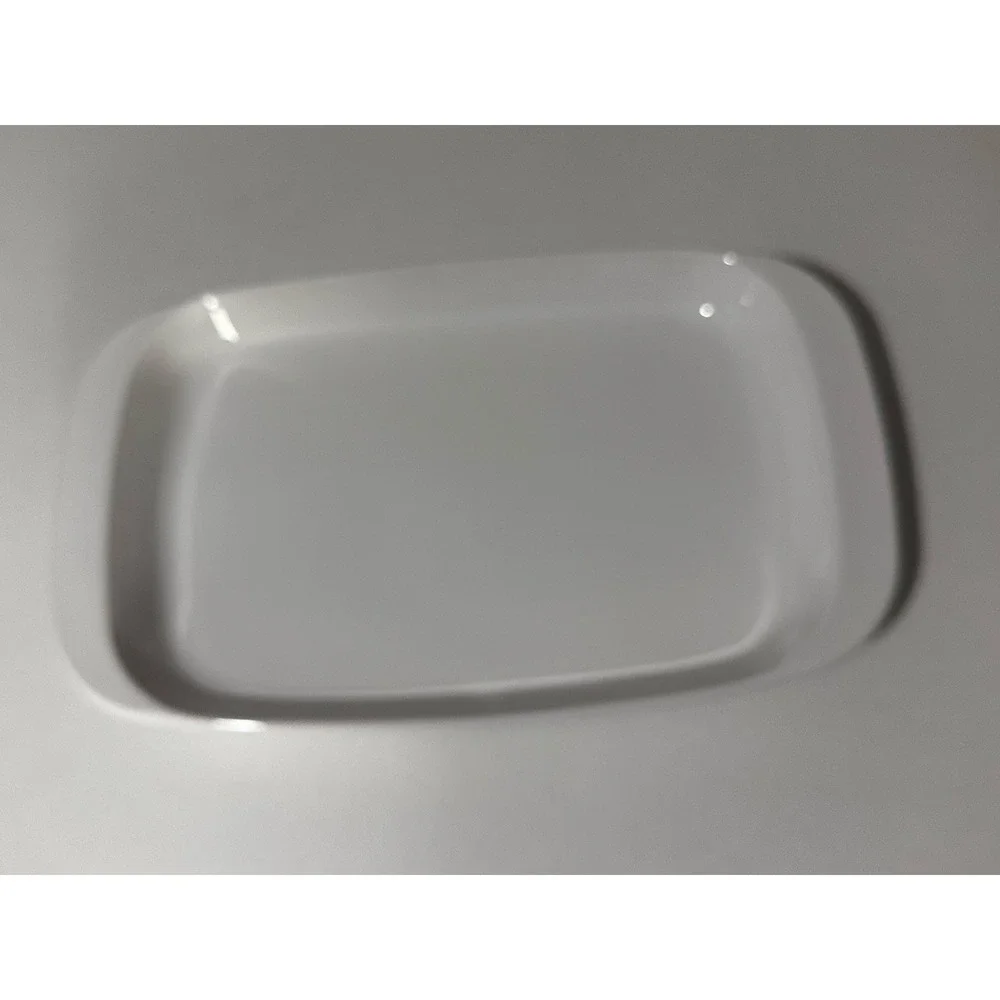 Corning Ware Microwave Browning Grill Rectangle Serving Plate MW-11  White USA